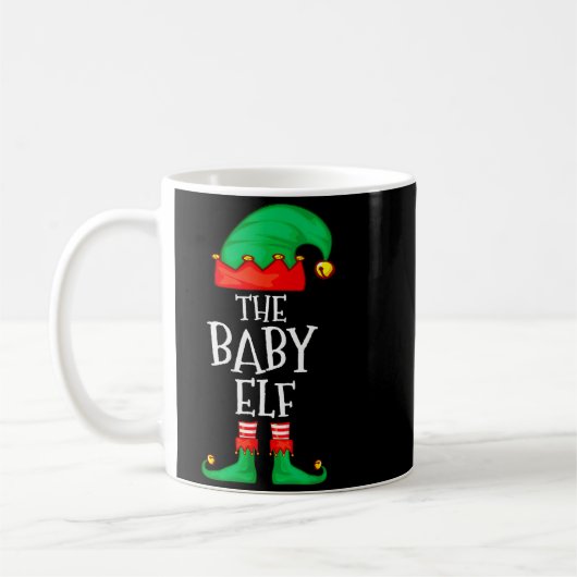 Elf Family Christmas Funny The Baby Elf Sweater Bo Koffiemok (Links)