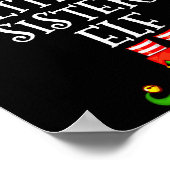 Elf Family Christmas Little Sister Elf Sweater Mat Poster (Hoek)