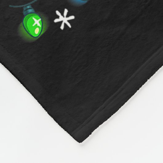 Elf Family Christmas Matching Pajamas Xmas Elf Squ Fleece Deken (Hoek)