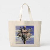 Elf Fantasy Grote Schoudertas Tote Bag (Achterkant)