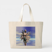 Elf Fantasy  Grote Tote Bag (Achterkant)