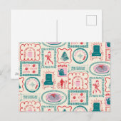 Elf Feestdag Icoon Patroon Feestdagenkaart (Voorkant / Achterkant)