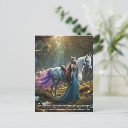 Elf Folklore Briefkaart (Staand voorkant)