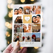 Elf Foto Collage Best Friend Happy Birthday Kaart