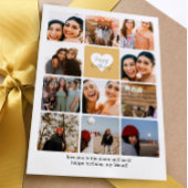 Elf Foto Collage Best Friend Happy Birthday Kaart