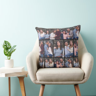 Elf Foto's Familie Reünie Worp Kussen