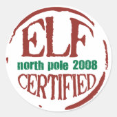 ELF gecertificeerde stempel sticker (Voorkant)