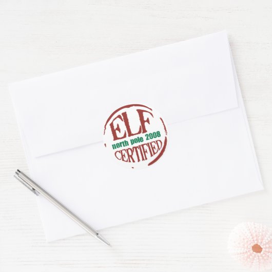 ELF gecertificeerde stempel sticker (Envelop)