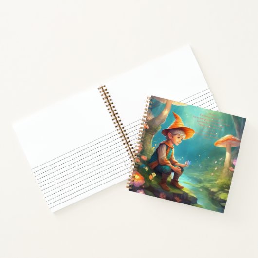 Elf gedicht hardcover notitieboek (Binnen)