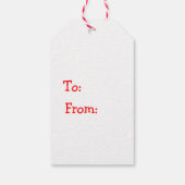 Elf Gift Label Cadeaulabel (Achterkant)