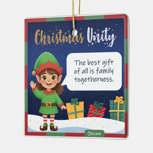 Elf Girl Christmas Ornament (Links)