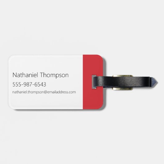 Elf - Glimlachen is mijn favoriet Bagagelabel (Achterkant horizontaal)