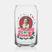 Elf - Glimlachen is mijn favoriet Blikvorm Glas (Voorkant)