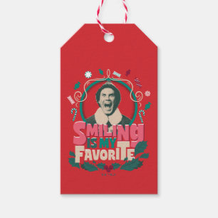 Elf - Glimlachen is mijn favoriet Cadeaulabel