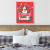 Elf - Glimlachen is mijn favoriet Canvas Afdruk (Insitu (Slaapkamer))