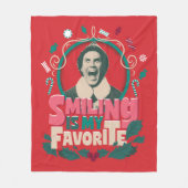 Elf - Glimlachen is mijn favoriet Fleece Deken (Voorkant)
