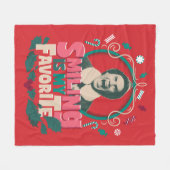 Elf - Glimlachen is mijn favoriet Fleece Deken (Voorkant (Horizontaal))