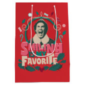 Elf - Glimlachen is mijn favoriet Medium Cadeauzakje (Achterkant)