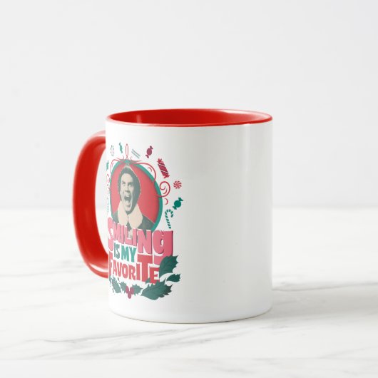 Elf - Glimlachen is mijn favoriet Mok (Voorkant links)