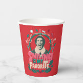 Elf - Glimlachen is mijn favoriet Papieren Bekers (Voorkant)