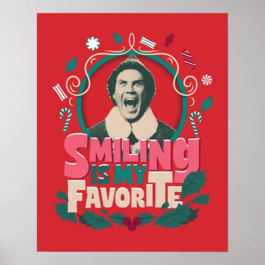 Elf - Glimlachen is mijn favoriet Poster (Voorkant)