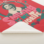 Elf - Glimlachen is mijn favoriet Sherpa Deken (3/4)