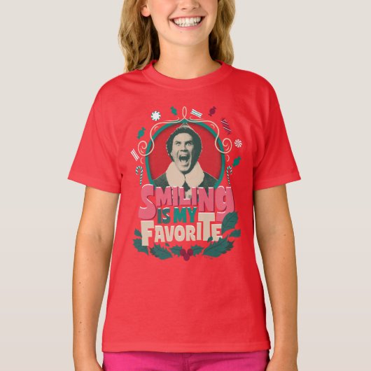 Elf - Glimlachen is mijn favoriet T-shirt (Voorkant)