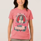Elf - Glimlachen is mijn favoriet Tri-Blend Shirt (Voorkant)