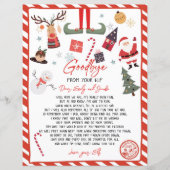 Elf Goodbye Brief Afscheid van Elf Christmas (Voorkant)