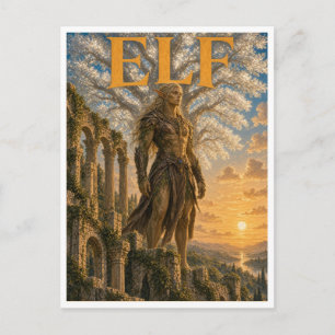 Elf, gotische fantasie monster briefkaart