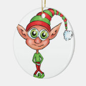 Elf Gotta Pee! Keramisch Ornament (Links)