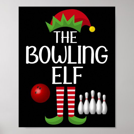 Elf Groep Matching Familie Kerstkostuum De Bo Poster (Voorkant)