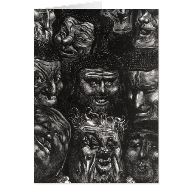 Elf groteske gezichten (Voorkant)