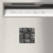 Elf groteske gezichten magneet (Insitu (Vaatwasser))