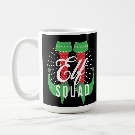 Elf Hakken Squad Kerstvakantie Koffiemok (Links)