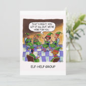 ELF HELP GROEP FEESTDAGENKAART (Staand voorkant)