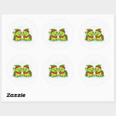 Elf Helpertjes Ronde Sticker (Vel)
