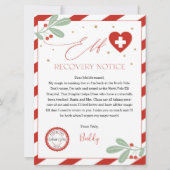 Elf Herstel Bericht, Elf Ziekenhuis, Elf Ziekte No Kaart (Voorkant)