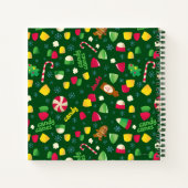 Elf het Patroon van het Snoep van de Film Notitieboek (Achterkant)