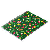 Elf het Patroon van het Snoep van de Film Notitieboek (Linkerzijde)