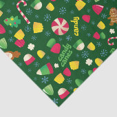 Elf het Patroon van het Snoep van de Film Tissuepapier (Detail)