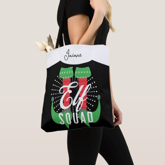 Elf Hielen Squad Kerstvakantie Tote Bag (Dichtbij)