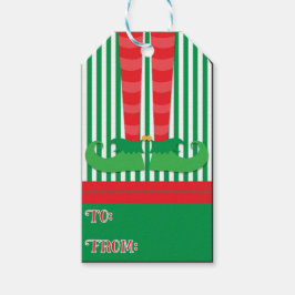 Elf Holiday Gift Labels Cadeaulabel