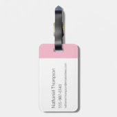 Elf Holiday ingelijst pictogrampatroon Bagagelabel (Achterkant verticaal)