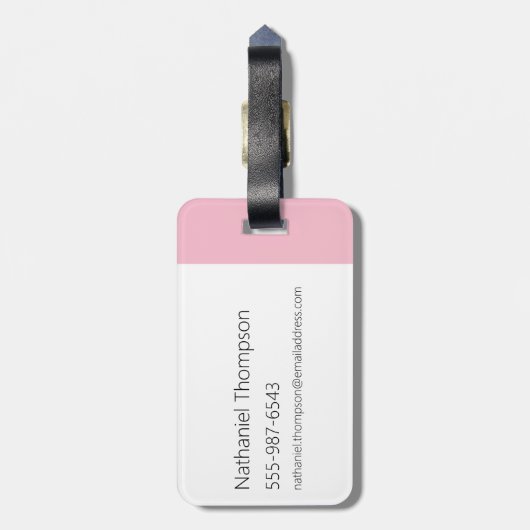 Elf Holiday ingelijst pictogrampatroon Bagagelabel (Achterkant verticaal)