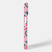 Elf Holiday ingelijst pictogrampatroon Case-Mate iPhone Case (Achterkant / Rechts)