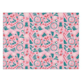 Elf Holiday ingelijst pictogrampatroon Tafelkleed (Voorkant (Horizontaal))