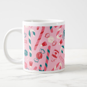 Elf Holiday Snoep Pattern Grote Koffiekop