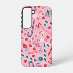 Elf Holiday Snoep Pattern Samsung Galaxy Hoesje