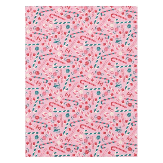 Elf Holiday Snoep Pattern Tafelkleed (Voorkant)